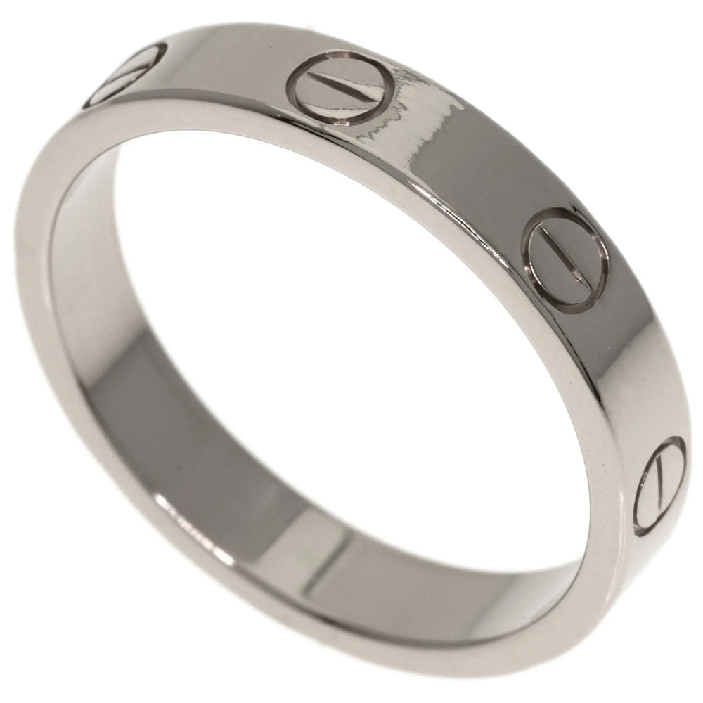 CARTIER Authentic 18k Silver Love Ring #53